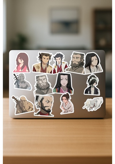 Dororo Anime Telefon Laptop Bullet Journal Yapışkanlı Folyo Sticker Paketi 23 Adet Çok Renkli