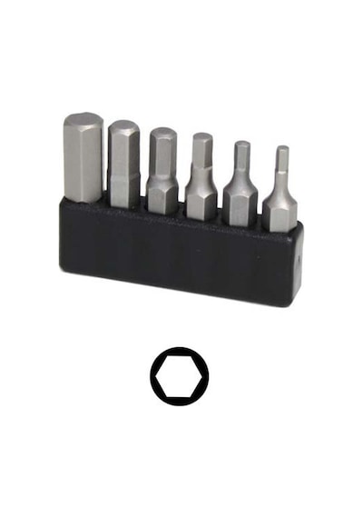 Narex 857600 1/4'' 30 Mm Allen Bits Uç Seti 6 Parça