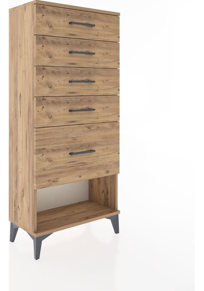 Hyperion Dolap 5 Çekmeceli 60x44x134 Çam-çam Çam Hyperion Dolap 5 Çekmeceli 60x44x134 Çam-çam Çam