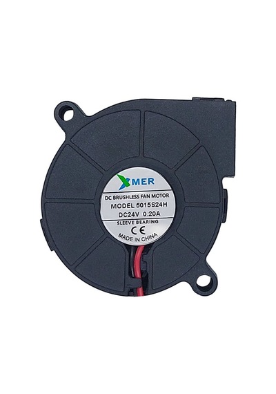 50x50x15mm 24V 2 Kablolu Salyangoz Xmer Fan