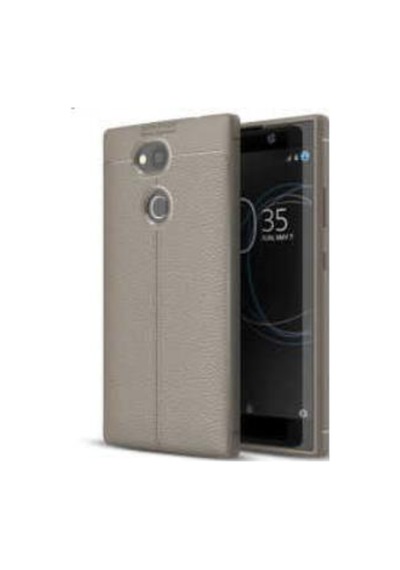 Sony Xperia Xa2 Ultra Kılıf Deri Tarzı Niss Silikon Case
