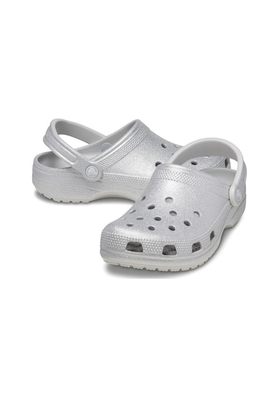 Crocs Classıc Glıtter Clog Simli Kadın Terlik 205942 205942 0ıc 0ıc Gümüş
