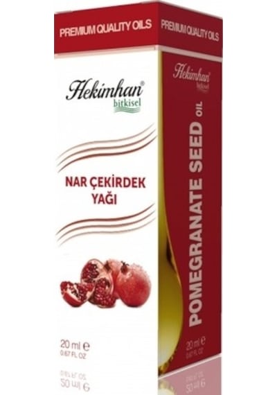 Hekimhan Bitkisel Nar Çekirdeği Yağı 3 x 20 ML