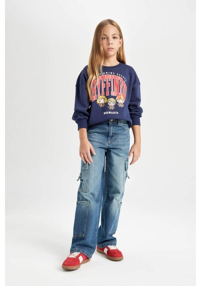 Defacto Kız Çocuk Lacivert Harry Potter Relax Fit Bisiklet Yaka Sweatshirt D3865A824AUNV241 Lacivert Defacto Kız Çocuk Lacivert Harry Potter Relax Fit Bisiklet Yaka Sweatshirt D3865A824AUNV241 Lacivert