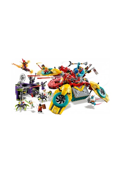 LEGO Monkie Kid 80023 Monkie Kid’in Ekip Helikopteri 1462 Parça