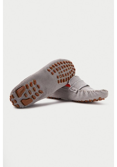 Mubiano Summer Kadın Triko Gri Babet & Loafer -mstb2020-gr Gri