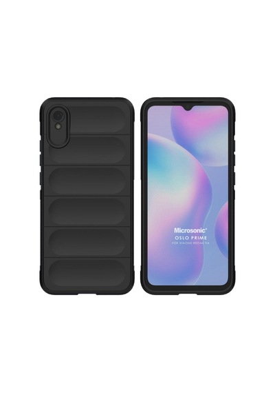 Xiaomi Redmi 9a İçin Kılıf Oslo Prime Siyah Redmi 9a İle Uyumlu Kılıf - Siyah