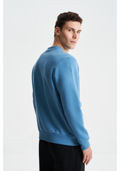 AR-MA Arma Erkek Regular Fit Pamuk Polyester Kumaş Karışımı Bisiklet Yaka Sweatshirt 001