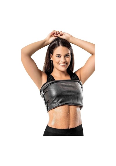 Sh Mağazacılık Unisex Korse Takım Termal Sauna Spor Korse Tayt Ve Atlet Takımı Siyah