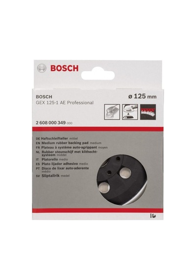 Yumuşak Zımpara Tabanı, 125 Mm İle Hassas Zımparalama