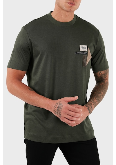 Emporio Armani Erkek T Shirt Em002959 Af18312 U8120 Haki Haki