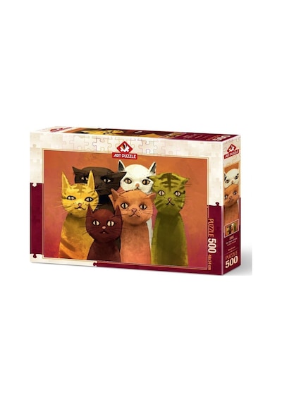 Art Puzzle Kediler Takımı 500 Parça Puzzle