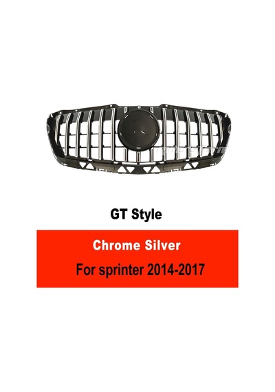 Mercedes Sprinter W906 Gtr Ön Panjur Izgara Seti Krom-siyah 2014-