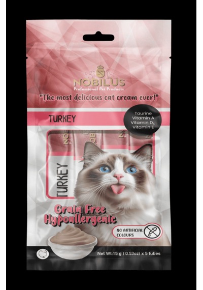 Nobılus Hindili Kedi Krema Ödülü 5x15g