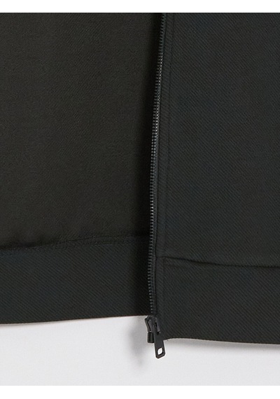 Lcwaıkıkı Classic Yeşil Polo Yaka Erkek Fermuarlı Sweatshirt