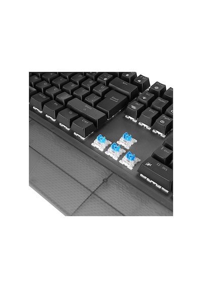 Rampage Carbon Blue Switch RGB Mekanik Oyuncu Klavye