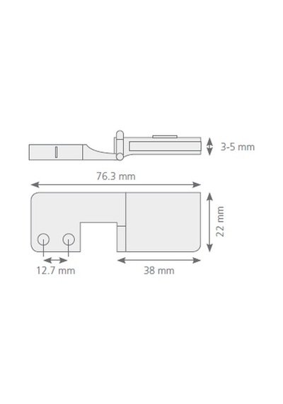 Camaks Canex Cam Menteşe Çıt Çıt 22 Mm 06.103.203