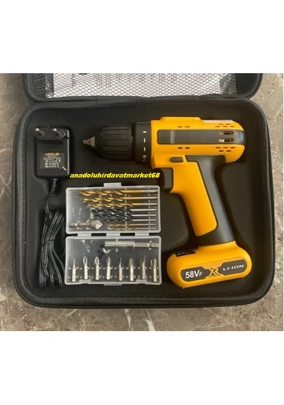 Assur Pro Akülü Matkap Şarjlı Matkap 12volt 58vf Süper Özel Seri Matkap