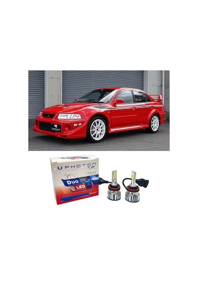 Mitsubishi Lancer Led Xenon Uzun Far Ampulü Hb3 Duo Yeni Seri Beyaz