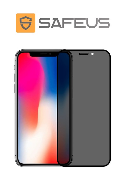 Safeus Tam Kaplayan Hayalet Parmak İzi Bırakmayan Safir Ekran Koruyucu Cam , Apple Uyumlu iPhone X İle