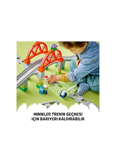 LEGO® DUPLO® Kasabası Tren Köprüsü ve Rayları Ek Macera Seti 10426 - 2 Yaş ve Üzeri Çocuklar İçin Eğitici Oyuncak Yapım Seti (42 Parça)