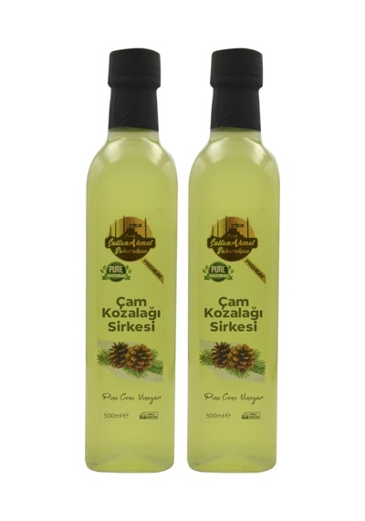 Çam Kozalağı Sirkesi 2x500ml Katkı Maddesi Içermeyen 100% Doğal Fermente