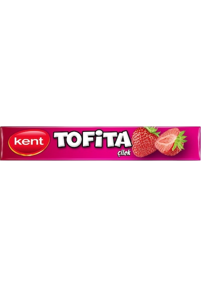 Kent Tofita Çilek Aromalı Şeker 47gr X 20 Adet
