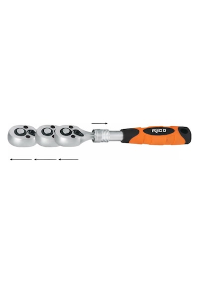 Rıco 1/4 Lokma Cırcır Kolu 72 Diş