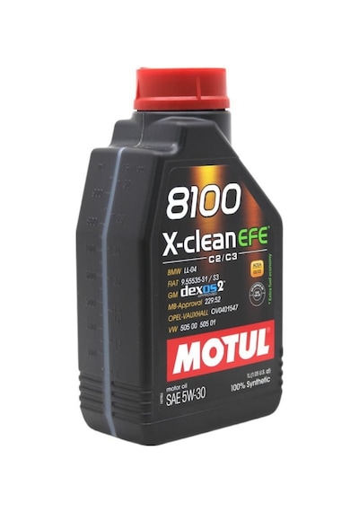 Motul 8100 X-Clean Efe C2/C3 5W-30 Tam Sentetik Motor Yağı 2 x 1 L