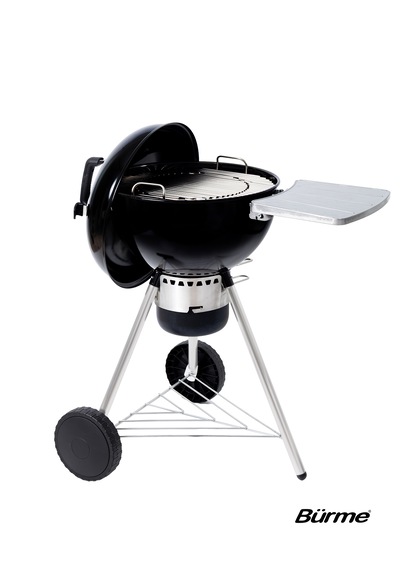 Partner 45.05 Black Masalı Profesyonel Kömürlü Barbekü Siyah