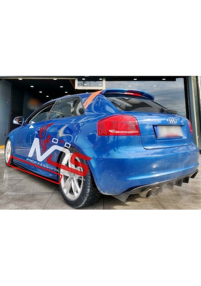 Audi A3 Hb Aero Marşpiyel Sağ Sol Takım Fiberglass Boyasız