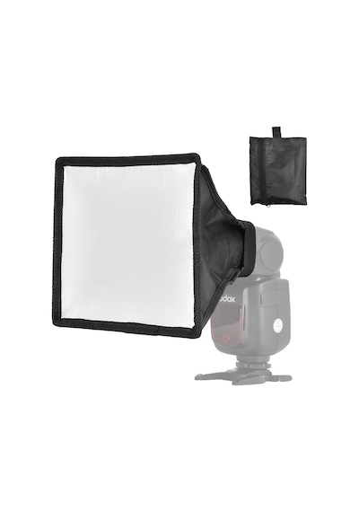 Universal 15X17Cm Flaş Softbox Diffuser- Canon Nikon Sony Pentax