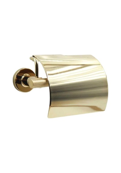 System Pureline Kapaklı Tuvalet Kağıtlığı Gold Ba1013010gl Krom