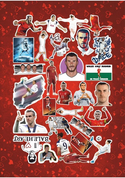 Gareth Bale Sticker Seti Laptop Ajanda Pc Tablet Telefon Defter Etiket Bullet Journal Diğer Gareth Bale Sticker Seti Laptop Ajanda Pc Tablet Telefon Defter Etiket Bullet Journal Diğer