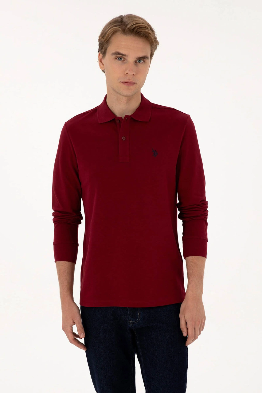 U.s. Polo Assn. Gtp01sk025 Bordo Erkek Sweatshirt 2225784 Bordo