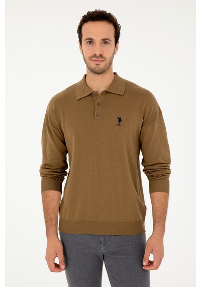U.s. Polo Assn. Erkek Haki Kazak /triko 50293506-vr027 Haki