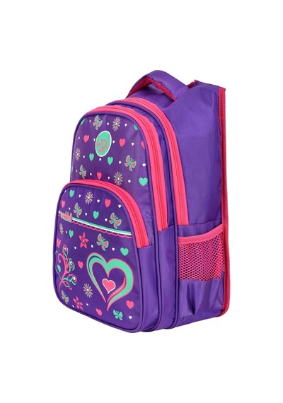 Waddell Çanta Mor Kalpli İlkokul Çantası - Waddell Bag Kız Okul S