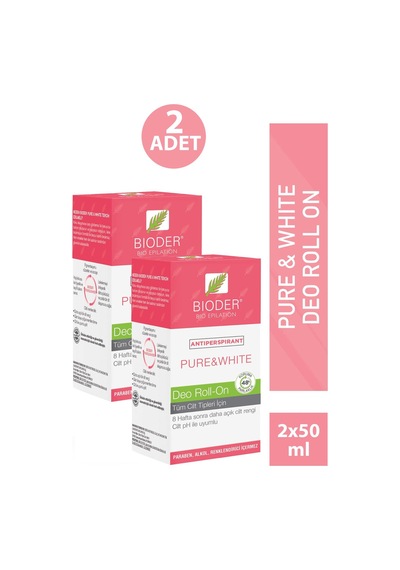 Bioder Roll On Deodorant 50 Ml 2 Adet
