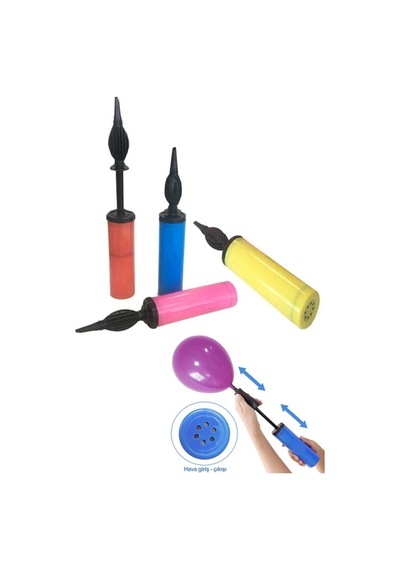 Mucit Home Çift Taraflı Hızlı Balon Şişirme Pompası Çok Renkli