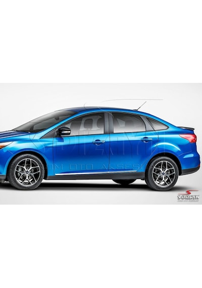 S-Dizayn  Ford Focus 3 Sd Kapı Koruma Çıtası Krom 2011-2018