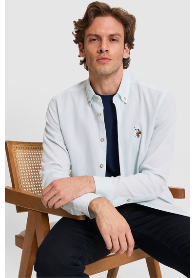 U.s. Polo Assn. Erkek Nil Gömlek Basic 50322343-vr083 Nıl