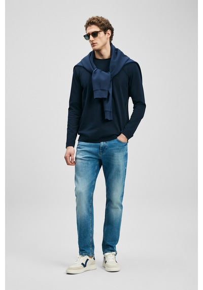 Lufian Vernom Smart Jean Erkek Pantolon Slim Fit Açık Mavi Açık Mavi 111200230100320