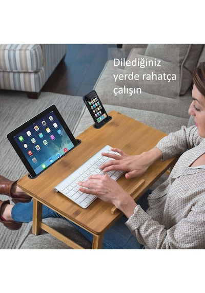 Laptop Standı Yükseltilebilir Ders Çalışma Masası Çocuk Çalışma S