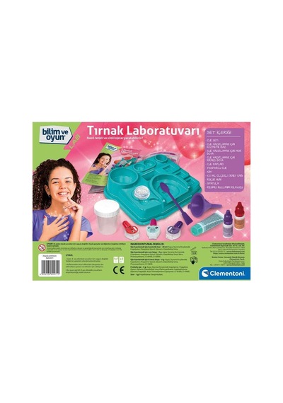 64471 Bilim Ve Oyun - Tırnak Laboratuvarı +8 Yaş Çok Renkli