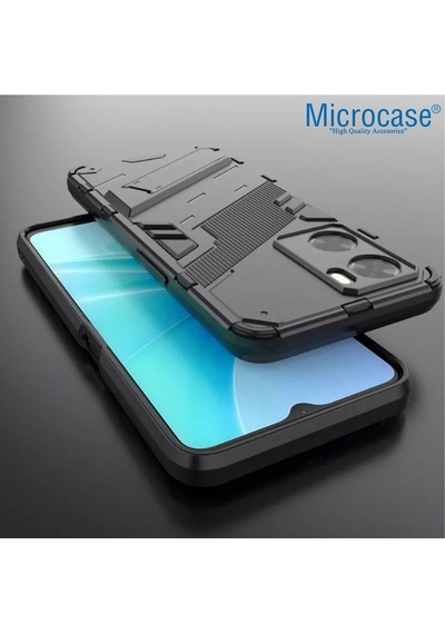 Oneplus Nord N20 Se Matrix Serisi Armor Standli Kilif-Siyah 559508883