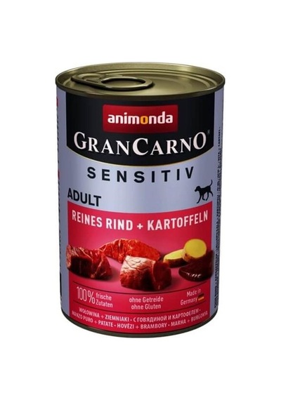 Animonda Gran Carno Sensitiv Sığırlı Patatesli Konserve Yetişkin Köpek Maması 400 G