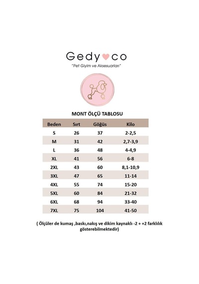 Gedyco Soft Yumuşacık Baharlık Küçük Irk Köpek Yelek Yağmurluk