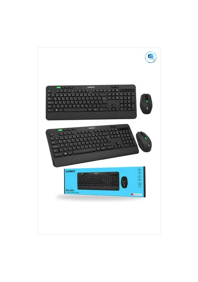 Klavye Mouse Seti Kablosuz Usb Sessiz Türkçe Q Nano Alıcılı Ev Of Optik