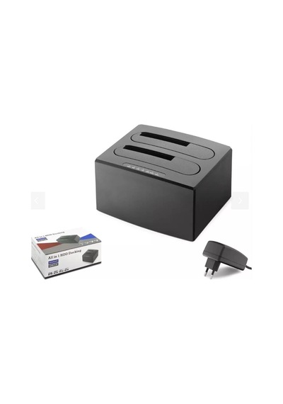 Hadron Hdx1791 All İn One Hdd Docking Usb 3.0 Sata 2.5 & 3.5 Hdd Ssd Destekli 12v Adaptör Siya Kdo