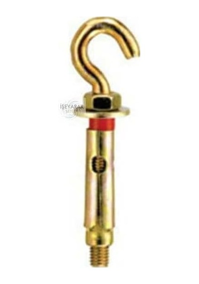 2 Adet M 8x60 Açık Vidalı Kancalı Çelik Dübel Diğer